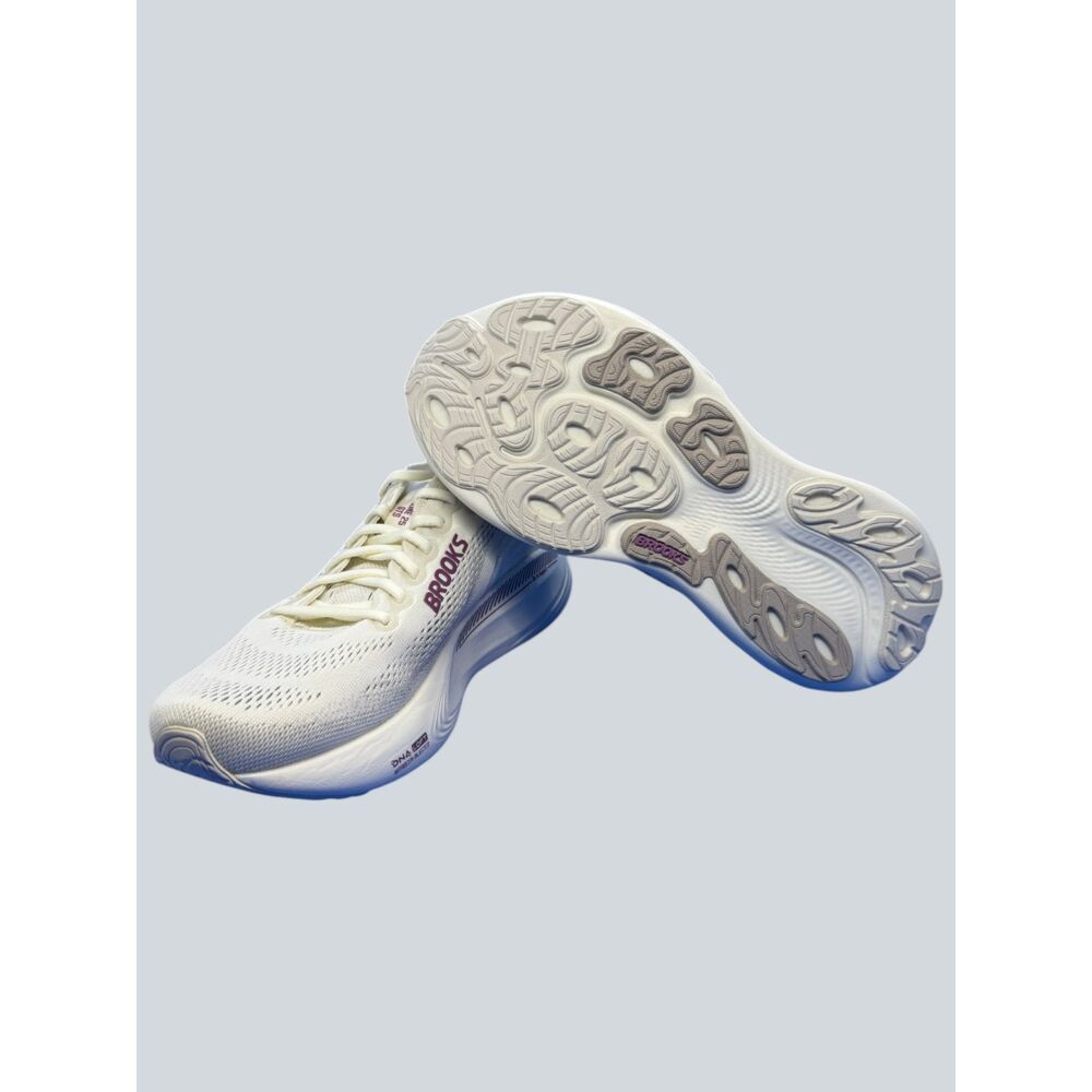 Brooks Adrenaline GTS 25 Women’s 8B Coconut Argyle Running Shoes New Box - Picture 8 of 8